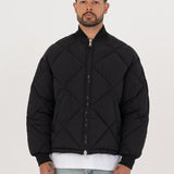 Quilted Bomber Jacket