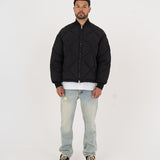 Quilted Bomber Jacket