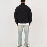 Quilted Bomber Jacket