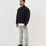 Quilted Bomber Jacket