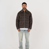 Brown Wool Overshirt