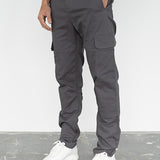 Relaxed Cargos - Charcoal