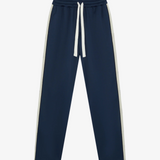 Stripe Track Pant - Navy