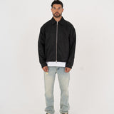Nylon Gabardine Jacket - Black