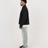 Nylon Gabardine Jacket - Black