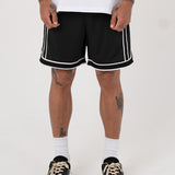 Varsity Mesh Shorts - Black