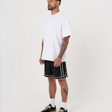 Varsity Mesh Shorts - Black