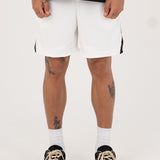 Varsity Mesh Shorts - White