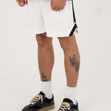Varsity Mesh Shorts - White